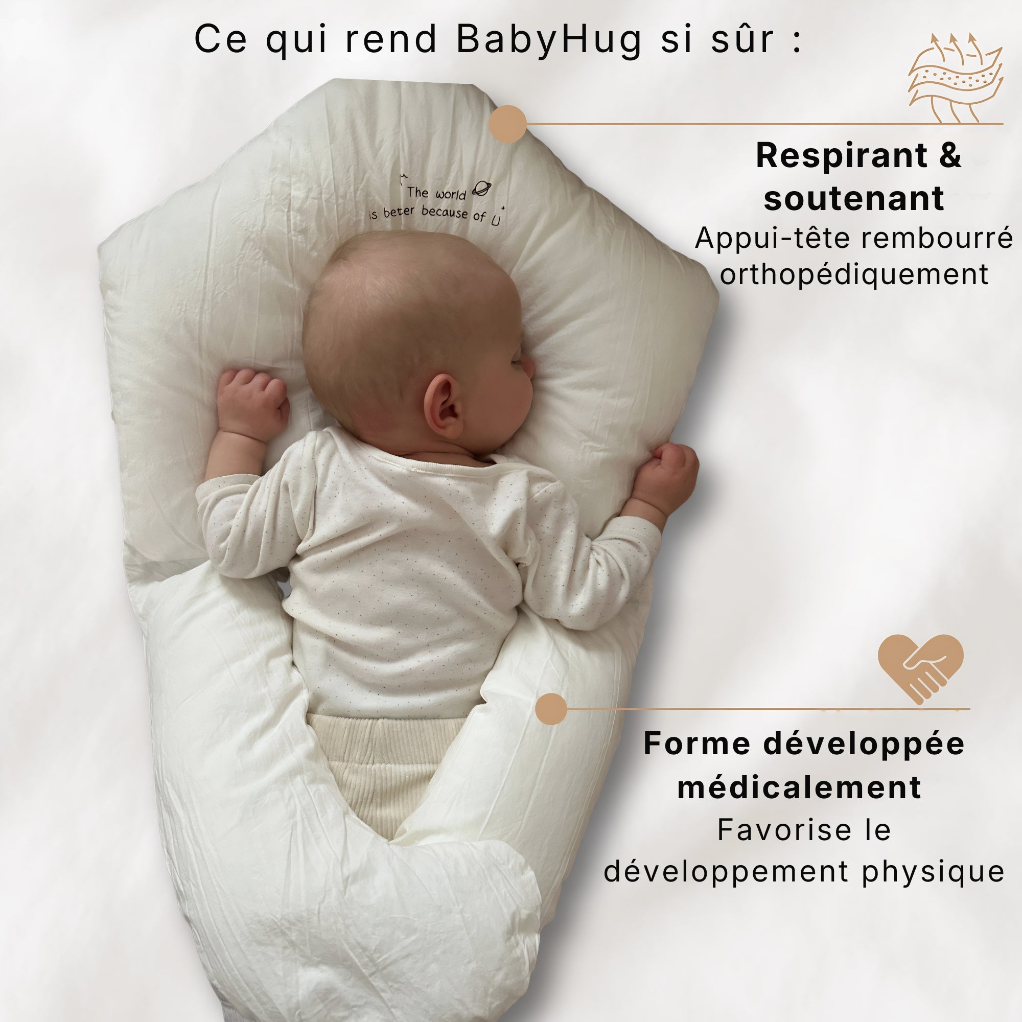 BabyHug™ - Nid de bébé ergonomique