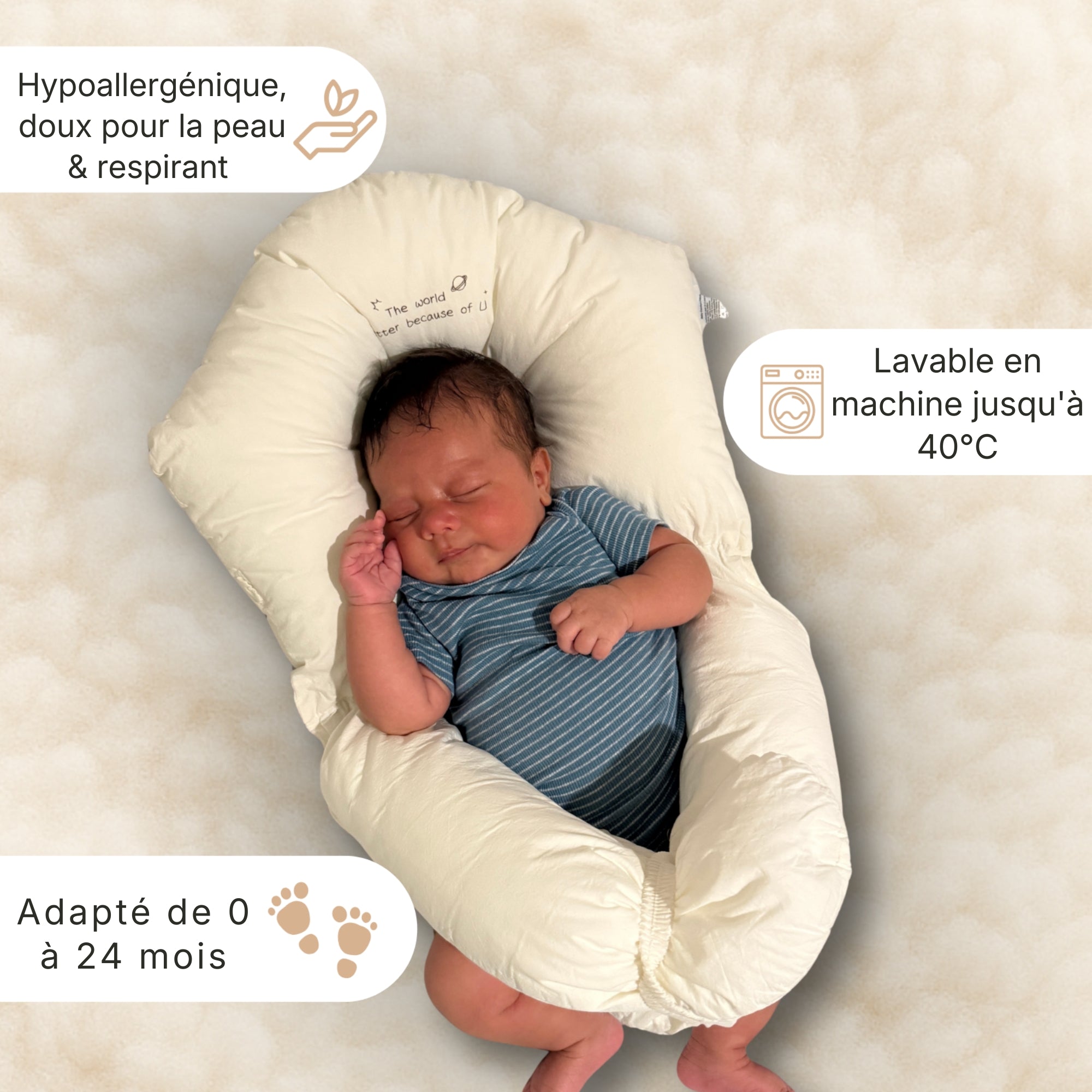 BabyHug™ - Nid de bébé ergonomique